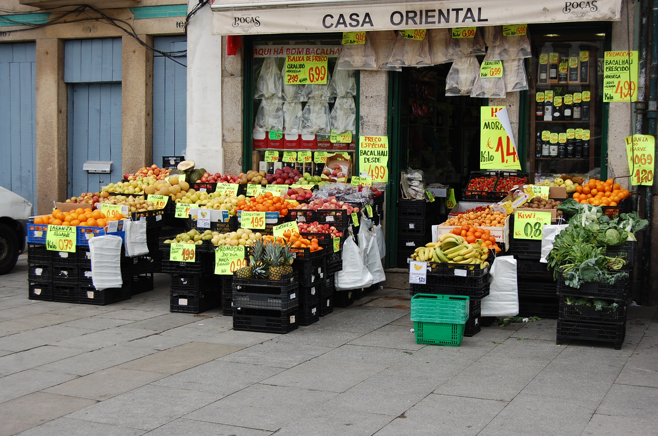 flores y frutas en oporto
