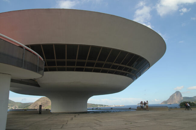 The Niteroi Contemporary Art Museum in Rio
