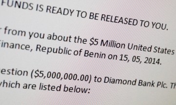 Las estafas por email no tienen fin