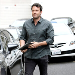 Ben Affleck arriving to a meeting in Santa Monica