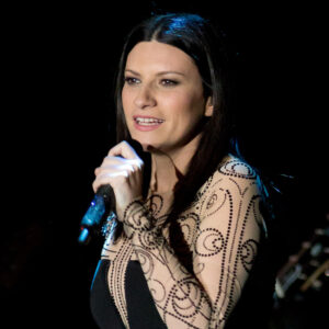 Laura Pausini in concert at the Theater at Madison Square Garden in NY