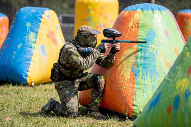 Paintball y la adrenalina de jugar en equipo